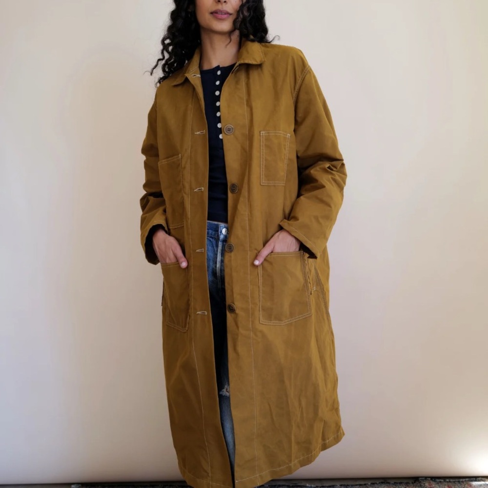 Emma Rothkopf Women's Waxed Cotton Trench Coat
